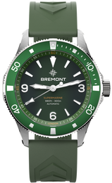 Bremont Watch Supermarine 300M Green Rubber SM40-ND-SS-GN-R-S