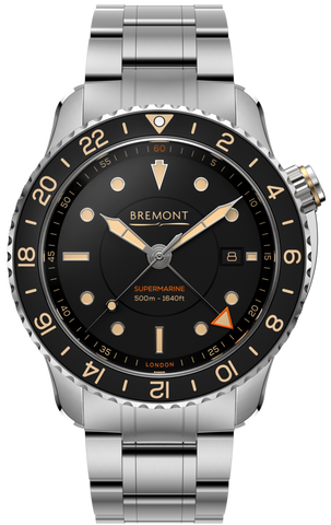 Bremont Watch Supermarine S502 GMT Bracelet S502-BK-B