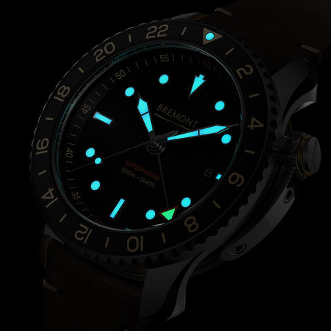 Bremont Watch Supermarine S502 GMT Leather