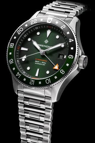 Bremont Supermarine 300M GMT Green Black Bracelet Watch