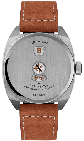 Bremont Terra Nova Jumping Hour Steel Watch TN38-JH-SS-CC-L-S