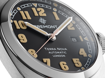 Bremont Terra Nova 40.5 Date Black Nato Watch
