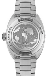 Bremont Watch Terra Nova 40.5 Turning Bezel Power Reserve Black Bracelet