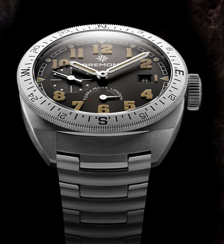 Bremont Terra Nova 40.5 Turning Bezel Black Bracelet Watch