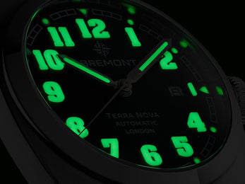 Bremont Terra Nova 40.5 Date Green Nato Watch