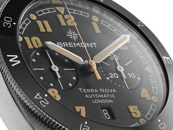 Bremont Terra Nova 42.5 Steel Chronograph Bracelet Watch