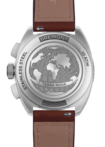 Bremont Watch Terra Nova 42.5 Steel Chronograph Leather