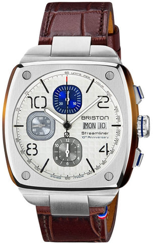Briston Watch Streamliner Urban 10th Anniversary White Limited Edition 231443.S.T.2.LABR