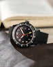 Duckworth Prestex Broadgate GMT Black PVD Black Rubber Watch
