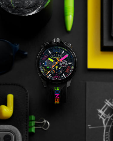 Bomberg Bolt-68 Racing Chroma Carbone Black Limited Edition Watch