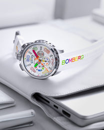 Bomberg Bolt-68 Racing Chroma Carbone White Limited Edition Watch