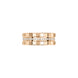 Chopard Ice Cube 18ct Rose Gold Diamond Double Medium Ring