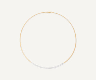 Marco Bicego Masai 18ct Yellow Gold Coil 0.75ct Diamond Necklace
