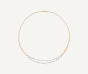 Marco Bicego Masai 18ct Yellow Gold Coil 1.95ct Diamond Necklace