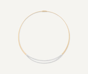 Marco Bicego Masai 18ct Yellow Gold Coil 1.95ct Diamond Necklace