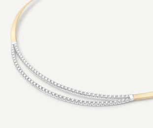Marco Bicego Masai 18ct Yellow Gold Coil 1.95ct Diamond Necklace