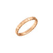 Chopard Ice Cube 18ct Rose Gold Slim Ring