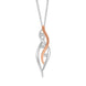 Clogau Swallow Falls Sterling Silver White Topaz Pendant, 3SCTWIP