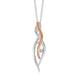 Clogau Swallow Falls Sterling Silver White Topaz Pendant, 3SCTWIP