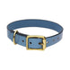 Chatsworth The Dog Blue English Leather Brass Buckle 2.5cm Collar G924