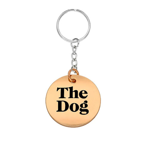 Chatsworth The Dog Copper Vermeil Keyring G908