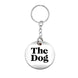 Chatsworth The Dog Steel Vermeil Keyring G908