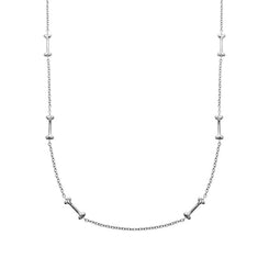 Chatsworth The Dog Sterling Silver Bone Chain Necklace N1036