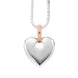 Clogau Cariad Sterling Silver Diamond Heart Necklace, SCA010.