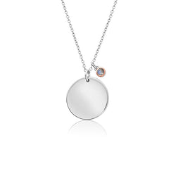 Clogau Celebration October Sterling Silver Birthstone Pendant, 3SCLC0124