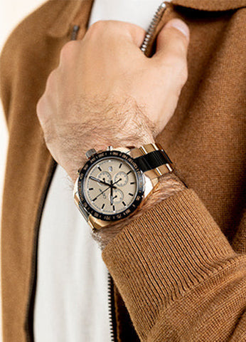 Clogau Sports Rose and Black Mens Watch