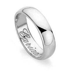 Clogau Windsor 18ct White Gold 5mm Wedding Ring
