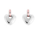 Clogau Cariad Sterling Silver Diamond Heart Earrings