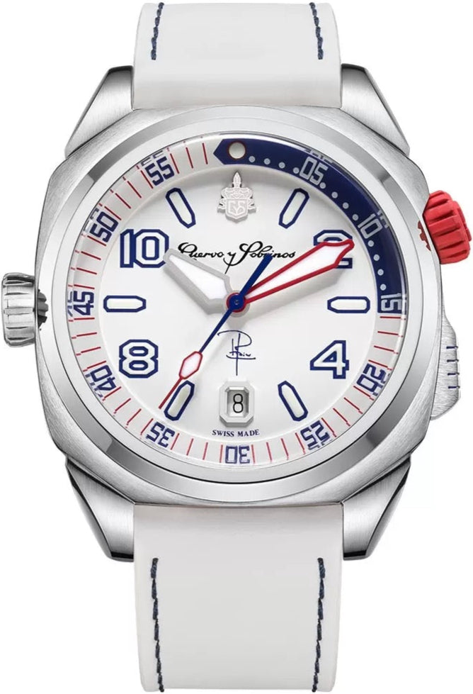 Cuervo y Sobrinos Buceador Caribe Pipin Watch