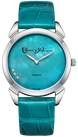 Cuervo y Sobrinos Watch Historiador Primera Dama Turquoise 3113.1LB