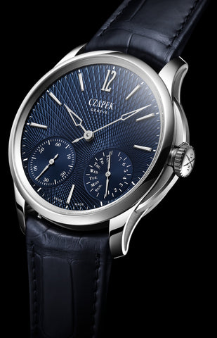 Czapek Quai des Bergues No.17 Double Soleil Deep Blue Watch
