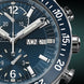 Ball Watch Company Roadmaster Rescue Chronograph Limited Edition Watch with blue dial, titanium strap, titanium case