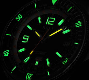 Ball Watch Company Engineer Master II Diver Worldtime Limited Edition Watch with black dial, steel bracelet, steel case