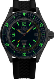 Ball Watch Company Engineer Master II Diver Worldtime Limited Edition Watch with blue dial, rubber strap, steel case