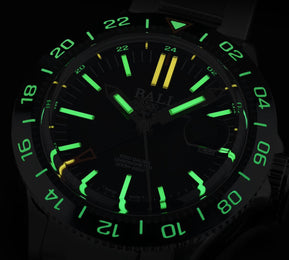 Ball Watch Company Engineer III Outlier Limited Edition Watch with black dial, steel bracelet, steel case