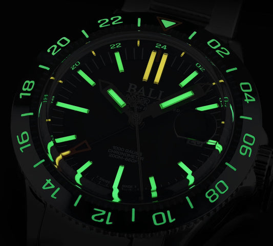 Ball Watch Company Engineer III Outlier Limited Edition Watch with black dial, steel bracelet, steel case