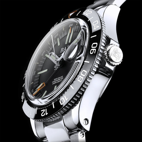 Ball Watch Company Engineer III Outlier Limited Edition Watch with black dial, steel bracelet, steel case