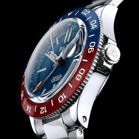 Ball Watch Company Engineer III Outlier Limited Edition Watch with blue dial, steel bracelet, steel case