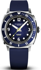 Duckworth Prestex Watch Belmont Dive Blue Rubber D328-03-DR