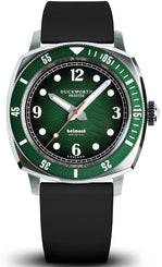 Duckworth Prestex Watch Belmont Dive Green Black Rubber D328-04-AR