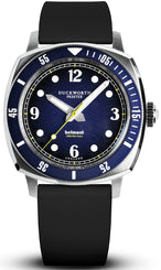 Duckworth Prestex Watch Belmont Dive Blue Black Rubber D328-03-AR