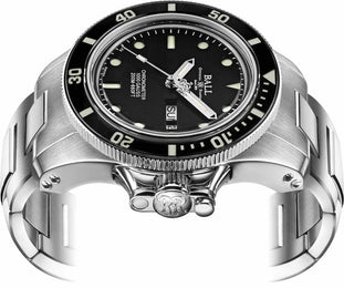 Ball Watch Company Engineer Hydrocarbon Original Watch with black dial, steel bracelet, steel case