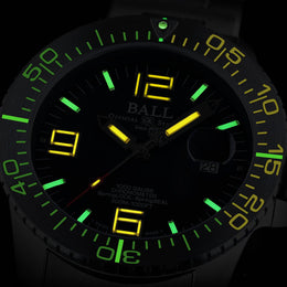 Ball Watch Company Engineer Hydrocarbon EOD Titanium Watch with black dial, titanium strap