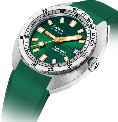 Doxa SUB 200T Sea Emerald Sunray Watch product image