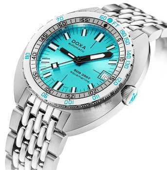 Doxa SUB 200T Aquamarine Sunray Bracelet Watch