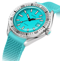 Doxa Sub 200 Aquamarine Turquoise Rubber Watch